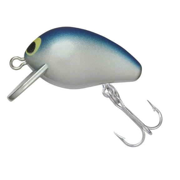 Yo-Zuri Snap Bean 1" Sinking Crankbait Lure, Silver Blue