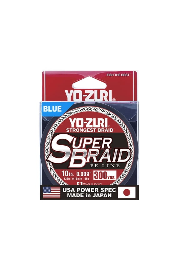 Super Braid 300 yard Spool Blue 10 Pound Line