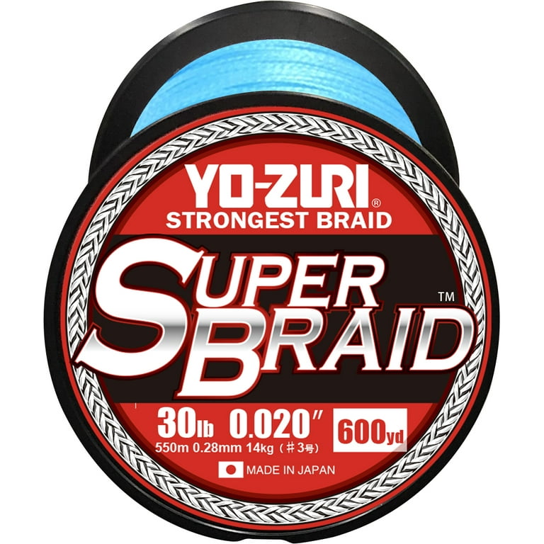 Yo-Zuri SuperBraid Blue 30lb 600yd Fishing Line - Walmart.com