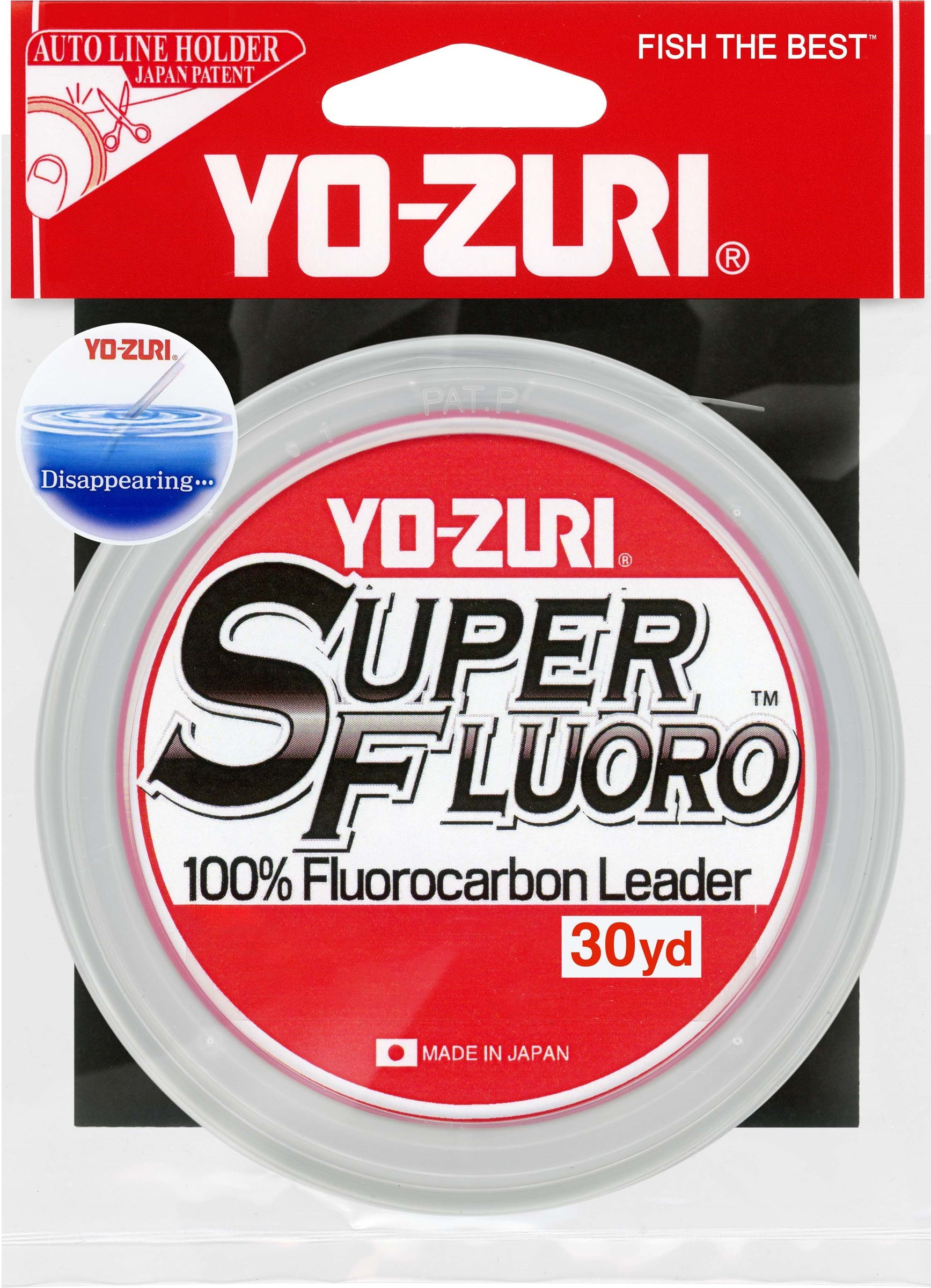 YoZuri SuperFluoro 100 Fluorocarbon Leader (300lb, 30yd, Natural