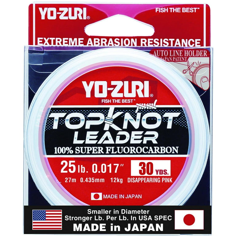 Yo-Zuri Topknot Fluorocarbon Leader Pink