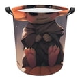thumbnail image 1 of Yo-da Laundry Hamper, Round Collapsible Hamper Laundry Basket with Handles Toys Storage Organizer Bins Laundry Gift Basket for Boys And Girls Room, Bedroom Bathroom Gamer Room Decor 44x35cm, 1 of 8