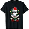 thumbnail image 1 of Yo s Ho Pirate Boat Cruise Xmas Skull Crossbones Christmas T-Shirt Shirts, 1 of 3