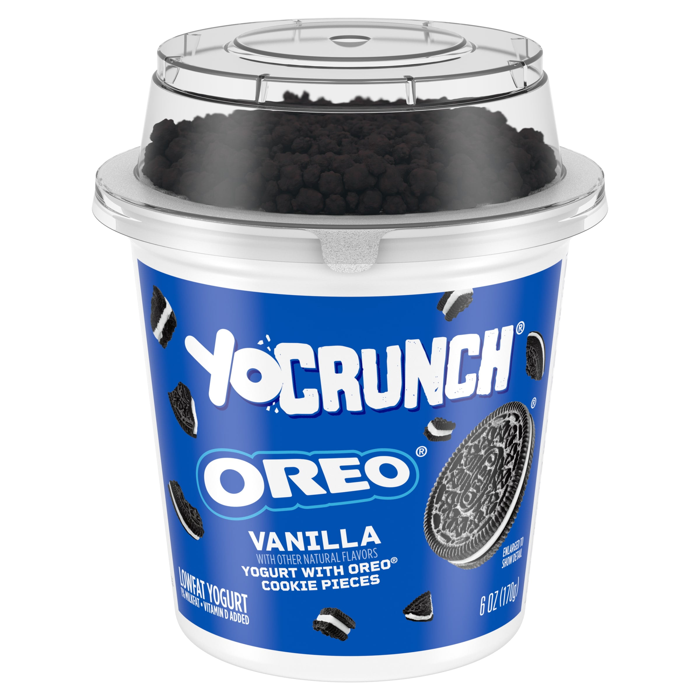 YoCrunch Low Fat Vanilla with OREO Yogurt, 6 Oz.