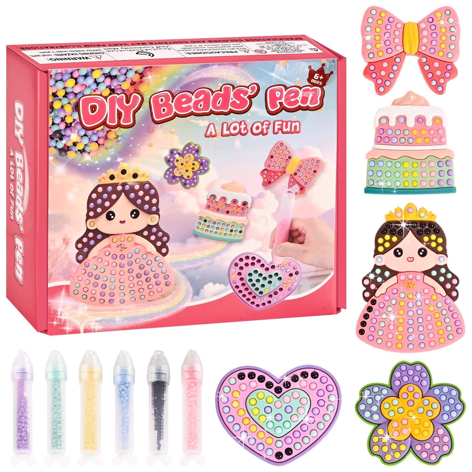 The Orb Factory 62927 - Set Mosaico Per Bambine: Crea La Tua Corona Splendente Con Tesserine Scintillanti