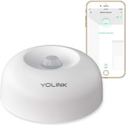 YoLink Motion Sensor, 1/4 Mile World's Longest Range Smart Home Indoor Wireless Motion Detector Sensor Works with Alexa IFTTT, Movement Detector App Alerts Remote Monitor - YoLink Hub Required