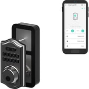 YoLink Smart Deadbolt Lock with Keypad, Fob & App Control, Keyless Entry, Multiple Unlock Methods, Secure & Reliable, Alexa, Google, IFTTT, Home Assistant Compatible, YoLink Hub Required