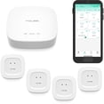 thumbnail image 1 of YoLink Smart Home Starter Kit: Hub & Water Leak Sensor 4-Pack, SMS/Text, Email & Push Notifications, LoRa Up to 1/4 Mile Open-Air Range, w/Alexa, IFTTT, Home Assistant, 1 of 9