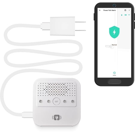 YoLink Smart Power Fail Alarm, AC Power Outage Alert, LoRa Long-Range Wireless, Remote Monitoring, App Alerts, Text/SMS, Email Alerts, YoLink Hub Required! price history and forecast - YoLink YS7106-UC