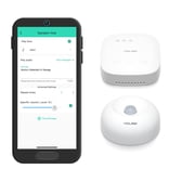 YoLink SpeakerHub & One Motion Sensor Smart Home and Security Kit   Audio Hub Plays Tones/Sounds, Spoken Messages, LoRa-Powered   Mile Range, WiFi Required