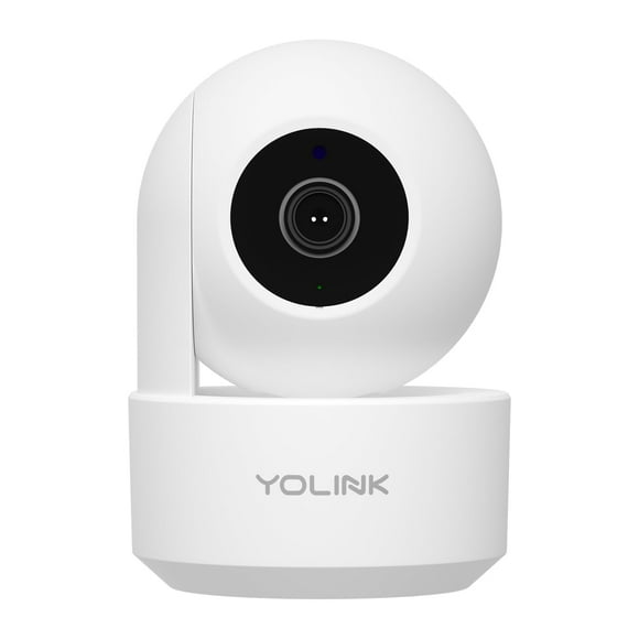 YoLink Uno Wireless Home Security Camera Indoor, 2.4GHz WiFi Camera for Baby and Pet Monitor, 1080p Dog Camera with Phone App, Night Vision B/W, 2-Way Audio, SD Card Storage, 360