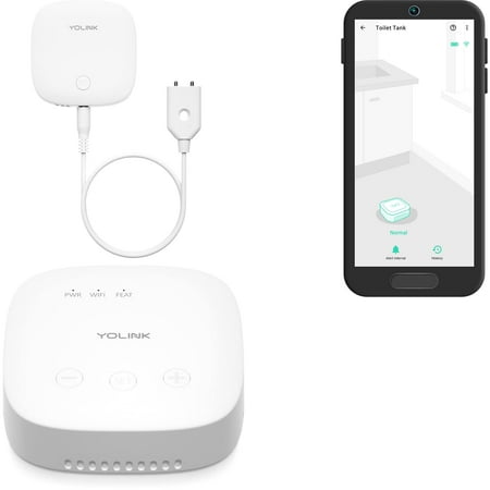 YoLink Water Leak Sensor 3, with Built-in Siren Up to 105dB, Compatible with Alexa and IFTTT - SpeakerHub Included