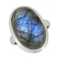 thumbnail image 1 of YoTreasure Labradorite Solid .925 Sterling Silver Cocktail Ring Jewelry, 1 of 8