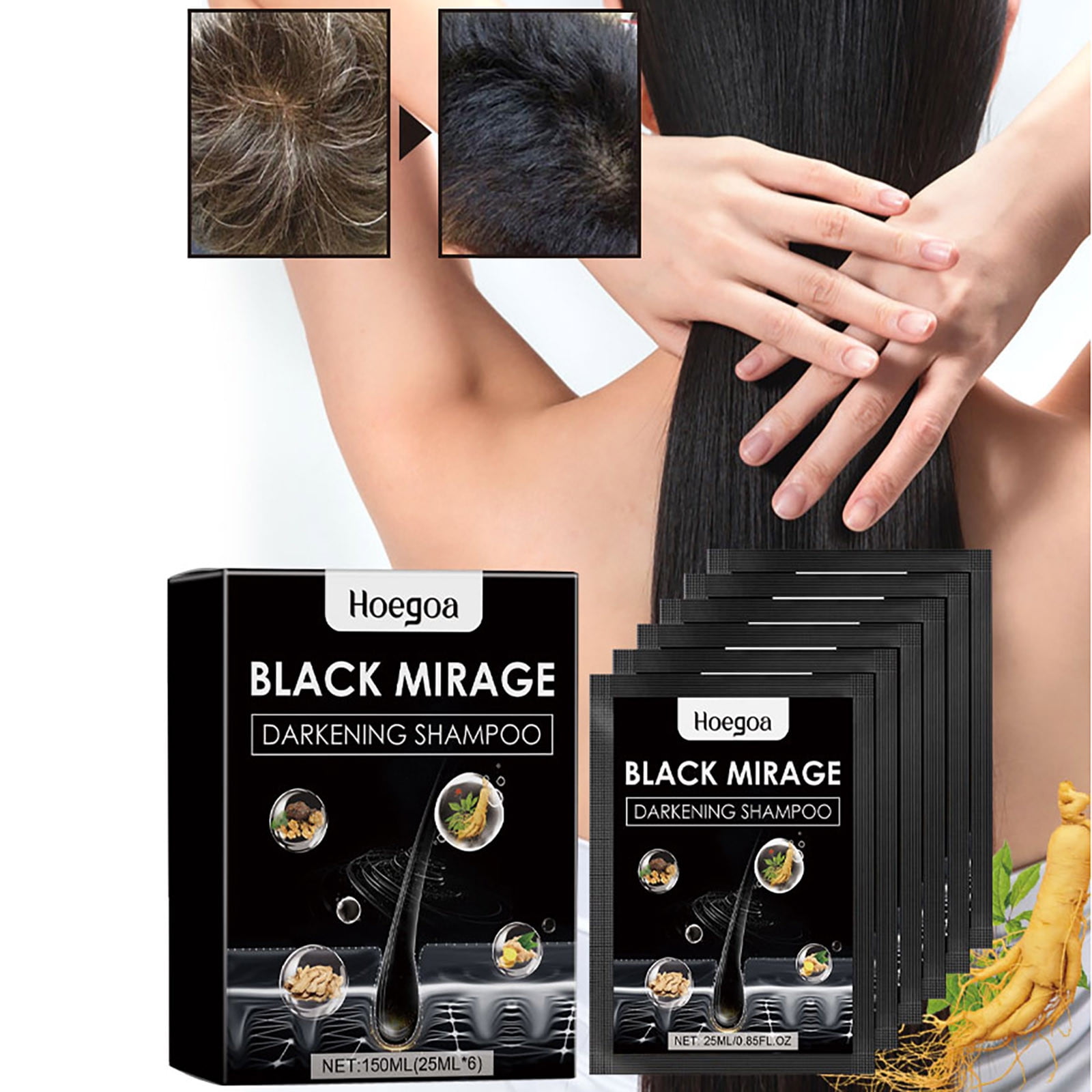 YoWeiPon Shampoo / Clarifying Shampoo Reversal Hair Salon White To