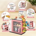 thumbnail image 1 of KOPPOP Kids Cash Register Toy Set (46PCS) - with Scanner, Calculator, Play Money, Pretend Food, Educational Toys for Ages 3+ (Pink), 1 of 7