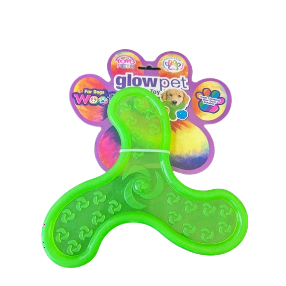 YoYo Pets glowpet Chew Toy (Frisbee Disc) - For Dogs (Glows in the Dark)