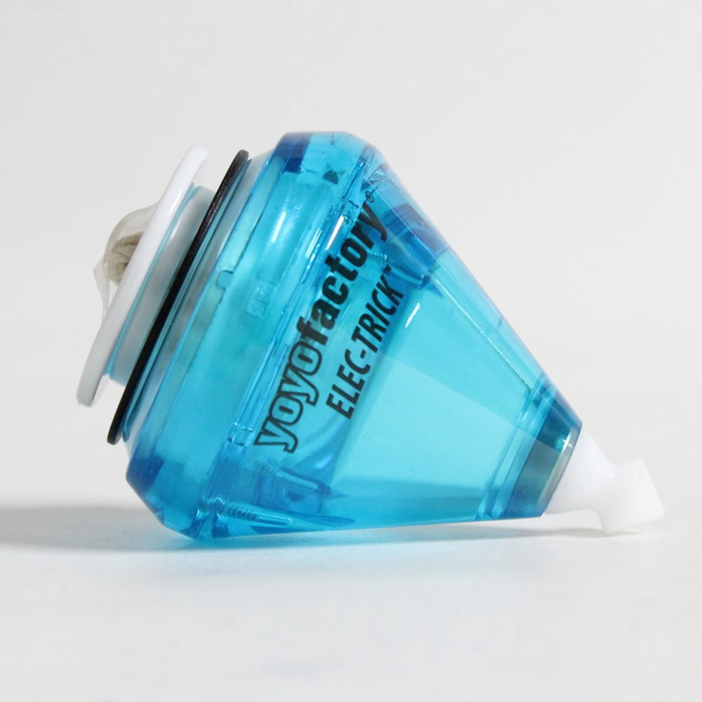 YoYoFactory Elec-Trick Bearing Spin Top (Aqua) - Walmart.com