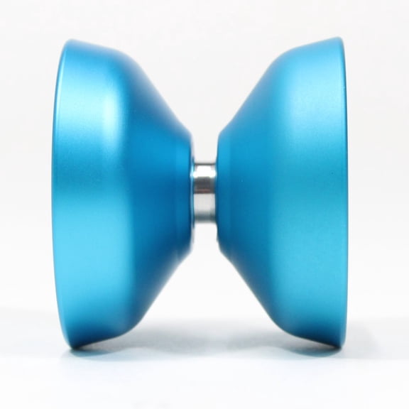 YoYoFactory GenPop Yo-Yo - Wide 7068 Aluminum Monometal YoYo (Aqua)