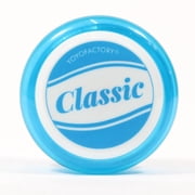 YoYoFactory Loop Classic Yo-Yo - Looping YoYo Blue w/White Caps