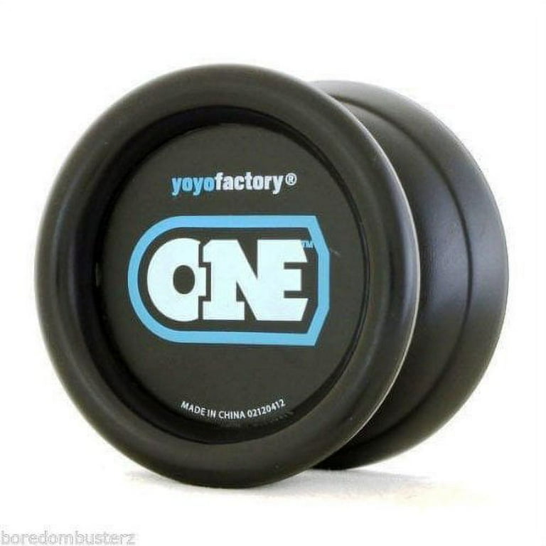 YoYoFactory One Yo-Yo, Black, Butterfly Shape, Silicone