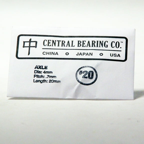 YoYoFactory Replacement Axle for Yo-Yo's Central Bearing Co. (20MM)