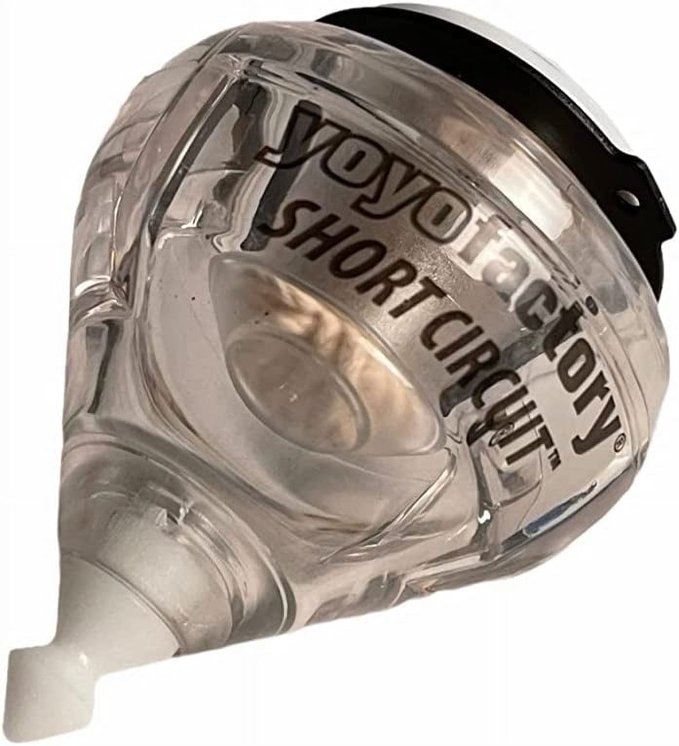 YoYoFactory Short Circuit Spin Top (Clear)