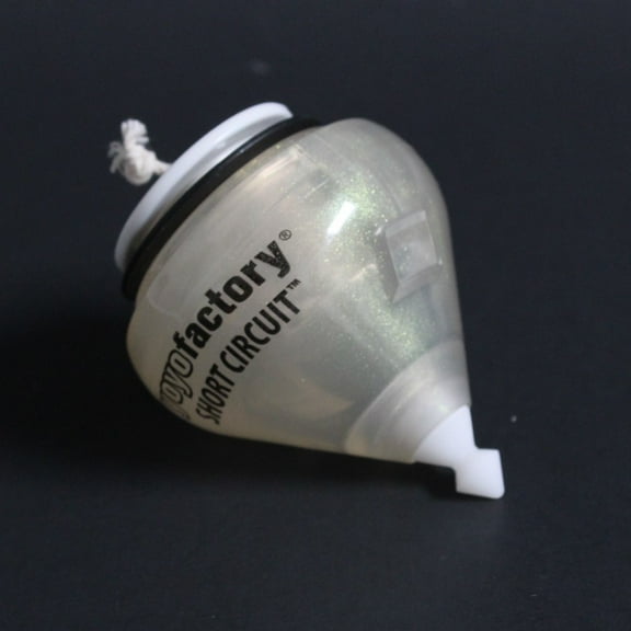 YoYoFactory Short Circuit Spin Top (Golden Glitter)
