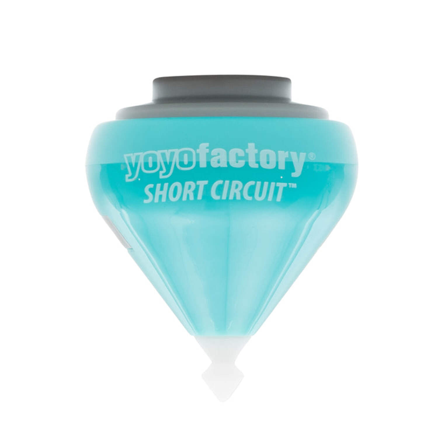 YoYoFactory Short Circuit Spin Top (Icon Blue) - Walmart.com