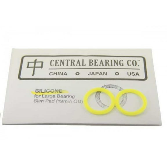 YoYoFactory Silicone Pads -Response Pads Small, Broad or Slim - 1 Pair (Large Slim Yellow)