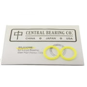 YoYoFactory Silicone Pads -Response Pads Small, Broad or Slim - 1 Pair Large Slim Yellow