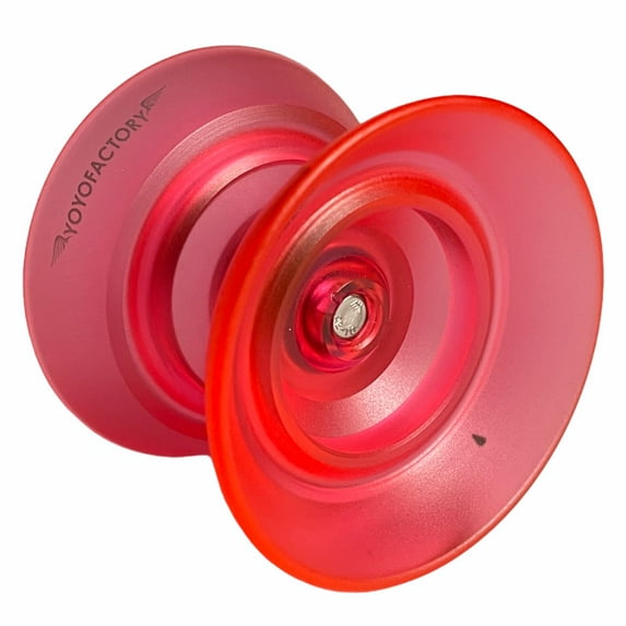 YoYoFactory Sky Dancer Yo-Yo - Off String YoYo Designed by Pisco Ouyang (Translucent Pink)
