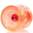 thumbnail image 1 of YoYoFactory Wedge Yo-Yo - Polycarbonate - Evan Nagao Signature (Fire Marble with Red Hub), 1 of 1