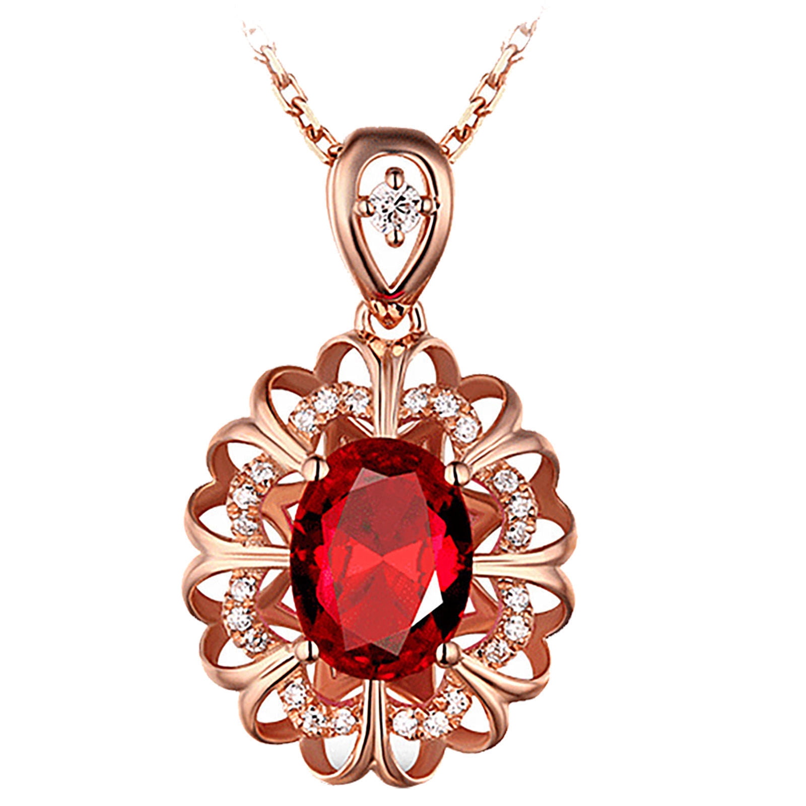 YoaNJYGR Small Circle Pendant Necklace Make A Statet with The