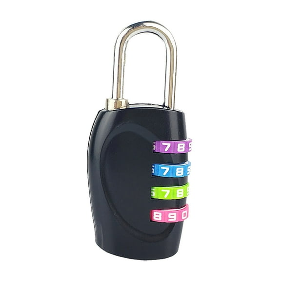 Yoaney Lock, 4 Digit Password Combination Padlock Lock for Lockers Luggage Toolboxes Gym School Cabinet, Combo Locks for Lockers Clearance, 1 Lock