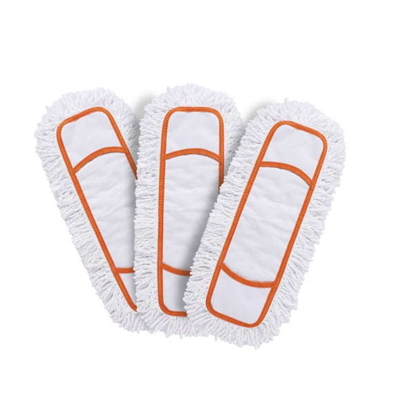 Yocada 3-Pack Microfiber Replacement Mop Pads,Dual Dry-Wet Cleaning for Wood/Tile/Marble, Washable