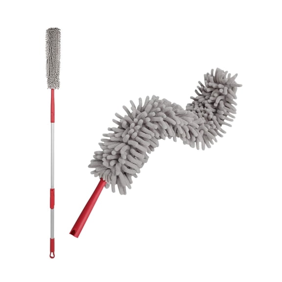 Yocada 69" Extendable Bendable Duster - Microfiber Chenille Cleaning Tool for High Ceilings, Furniture & Car