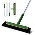 thumbnail image 1 of Yocada Floor Squeegee Broom with 51" Adjustable Iron Pole for Bathroom Shower Glass Tile Floor Green, 1 of 6