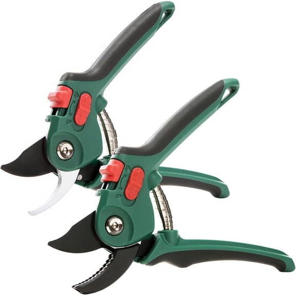 Garden Pruning She 2 Pack Garden Clippers Steel She Scissors for Gardening Sharp Handheld Heavy Duty Hedge Plant Branch Clippers Scissors Pruners Tools