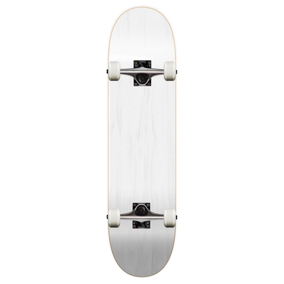 Yocaher Blank 31" x 7.75" Complete Skateboard - Painted White