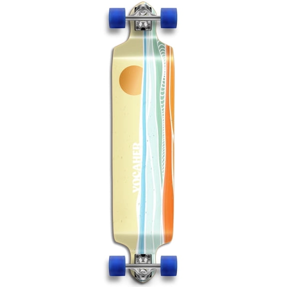 Yocaher Drop Down Longboard Complete - Horizon Day