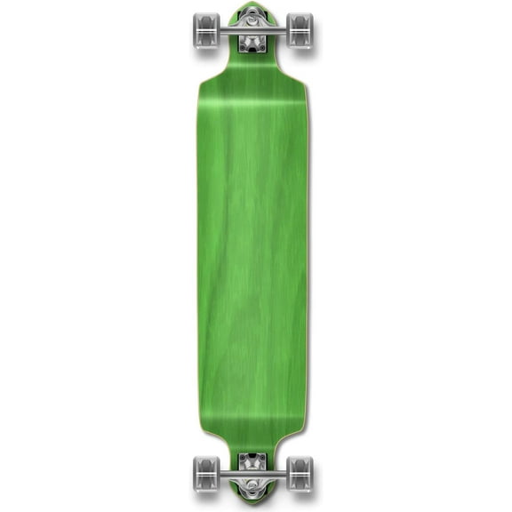 Yocaher Drop Down Longboard Complete Cruiser 41.25" x 10" w/Premium Black Grip Tape, Heavy Duty Aluminum Alloy Truck, 71mm Longboard Wheels, and ABEC-9 Bearings