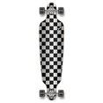 thumbnail image 1 of Yocaher Drop Through Longboard Complete - Checker Silver, 1 of 1