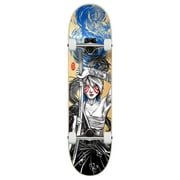 Yocaher Graphic Complete 31 x 7.75 Skateboard - Samurai Series - Girl Samurai Blue Dragon
