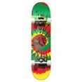 thumbnail image 1 of Yocaher Graphic Complete 31" x 7.75" Skateboard - Tiedye Rasta, 1 of 7