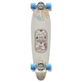Yocaher Kicktail Longboard Complete - Adventure Colored