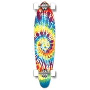 Yocaher Kicktail Tiedye Original Longboard Complete