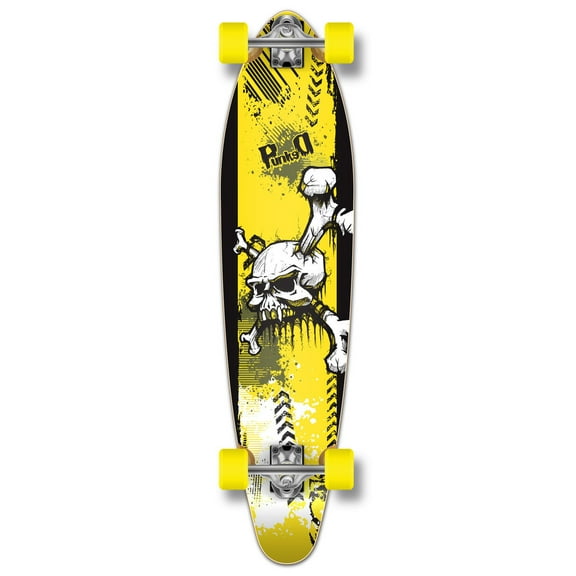 Yocaher Kicktail YSkull Longboard Complete