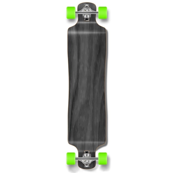 Yocaher Lowrider Blank Longboard Complete - Stained Black