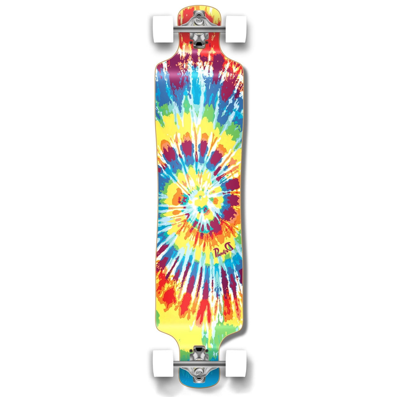 Low Riding Longboard Yocaher Lowrider Longboard Complete - Tiedye Original - Walmart.com