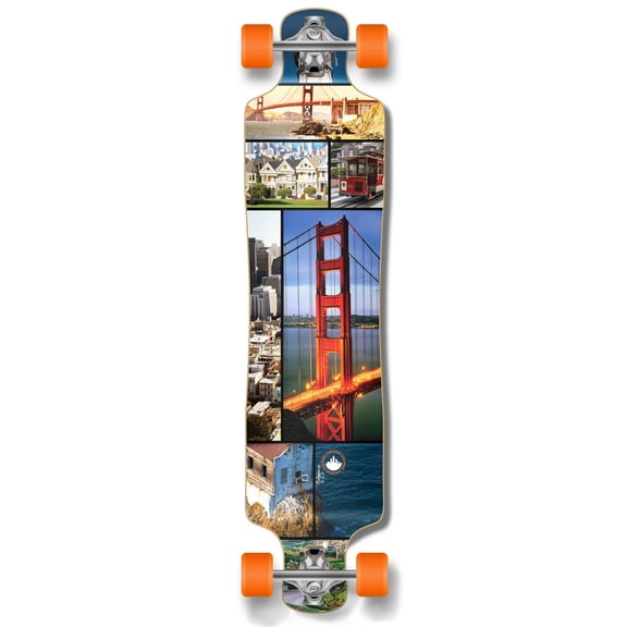 Yocaher Lowrider San Francisco Longboard Complete